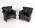Rolf Benz Pair Rolf Benz Modern Leather Lounge Chairs For Sale - Image 4 of 11
