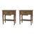 Pair of Rustic Rectangular End Tables For Sale
