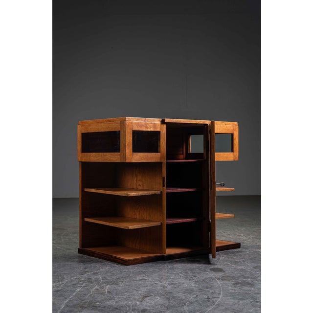 Amsterdam School Cabinet from Genneper Mill, 1920s For Sale - Image 3 of 17