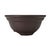 Japanese bonsai pot of round cascade or semi-cascade form, executed in unglazed brown stoneware bonsai clay. The pot...