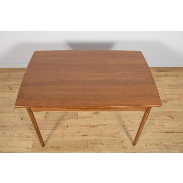 1960s Mid-Century Teak Extendable Dining Table, Denmark, 1960s For Sale - Image 5 of 18