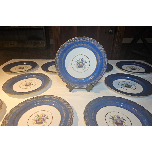 American Late 19th Century Copeland for Tiffany Bluebell Bowls - Set of 11 For Sale - Image 3 of 15