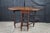 Antique William & Mary Style Oak Oval Drop Leaf Gateleg Side Table For Sale - Image 9 of 12