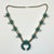 1960s Vintage Southwestern Zuni Native American Sterling & Turquoise Squash Blossom Beaded Necklace, 27” For Sale - Image 9 of 12