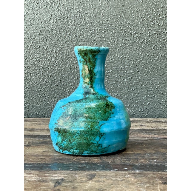 Vintage Original Studio Pottery Vase For Sale - Image 11 of 12