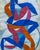 Contemporary Abstract Gouache on Arches Paper "22f3a-2022" by Alain Clément For Sale - Image 4 of 4