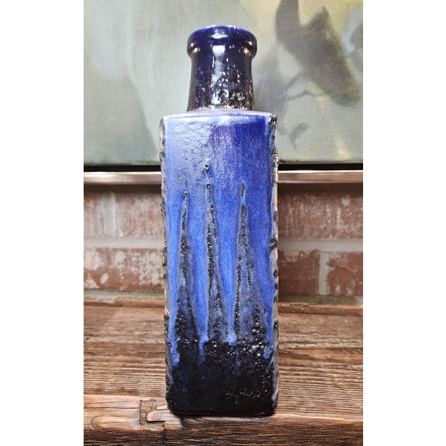 Scheurich Keramik Mid-Century Fat Lava Vase For Sale - Image 9 of 13