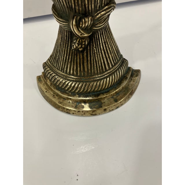 Early 19th Century George 111 Period Brass Doorstop For Sale - Image 5 of 6