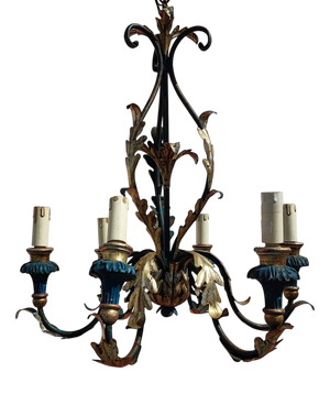 Vintage Chandelier in Metal