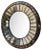 Large Distressed Oval Cushion Panelled Mirror, 2010s For Sale