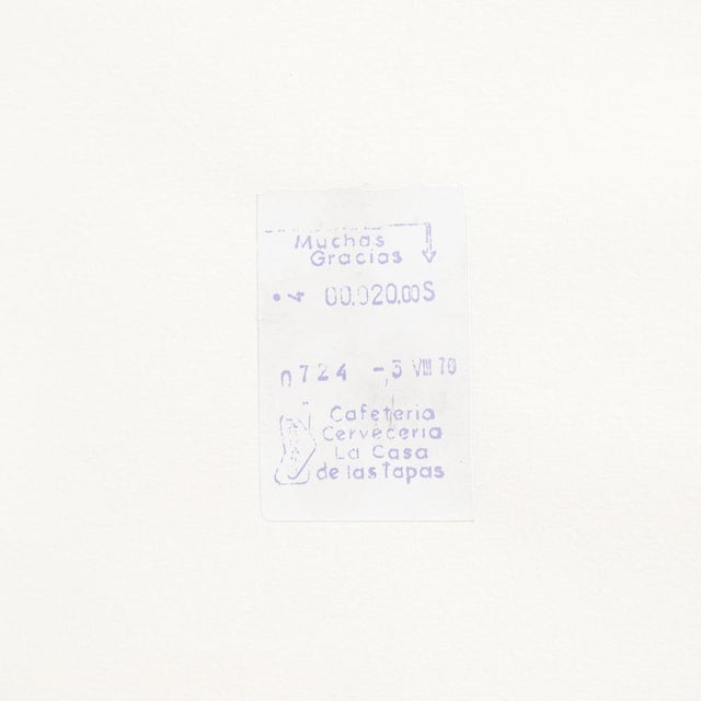 Joan Brossa, Visual Poem, 1980s, Lithograph, Framed For Sale - Image 7 of 12