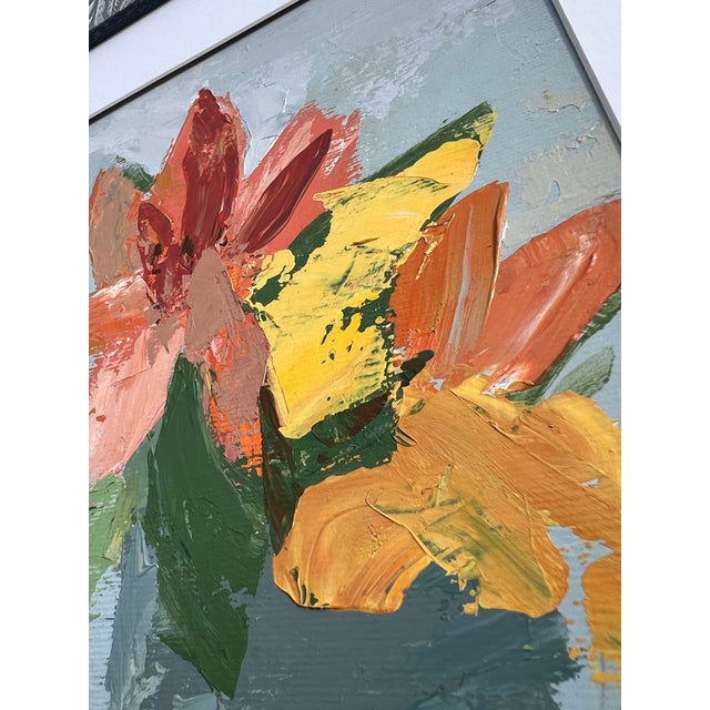 Impasto Floral Painting by California Artist For Sale - Image 12 of 12