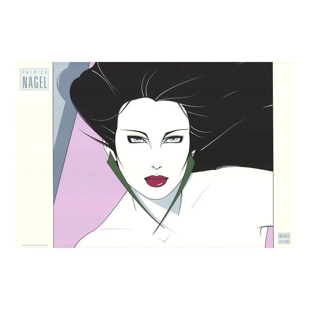 1986 Patrick Nagel 'Commemorative #15' Serigraph For Sale