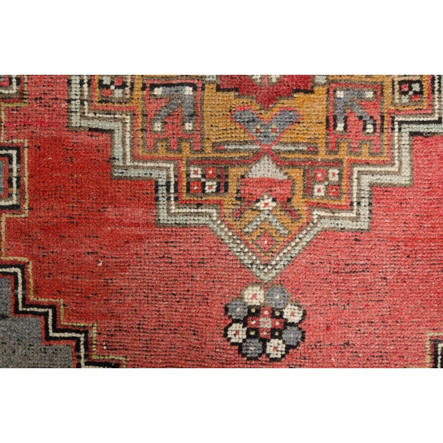 1950s 1950s Anatolian Kurdish Floral Carpet For Sale - Image 5 of 10