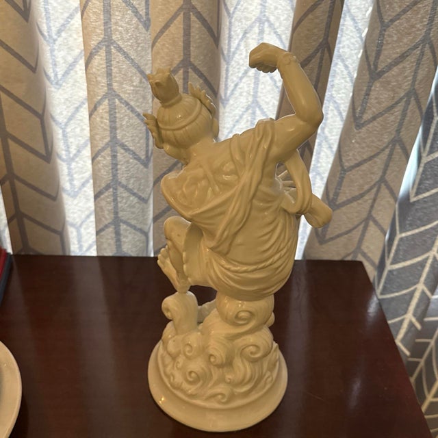 Fitz & Floyd Blanc De Chine Samurai Warrior Vintage Chinese 1976 Euc For Sale In Indianapolis - Image 6 of 6