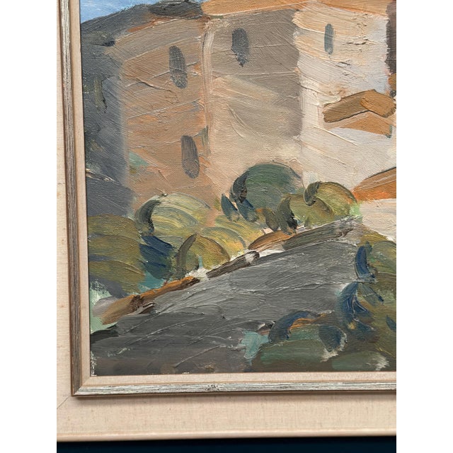 Sven‑erik Markhed, Cityscape, 1950s, Oil Painting, Framed For Sale - Image 8 of 18