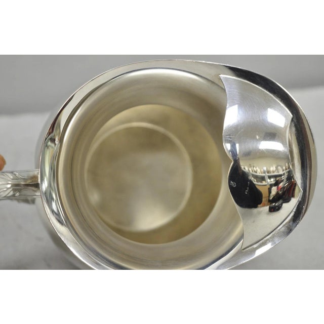 1974 Rogers Silver Plated Water Pitcher Award Syracuse International Horse Show For Sale - Image 9 of 15