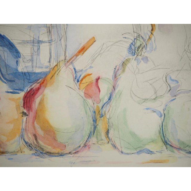 Paul Cezanne, Still Life with Apples and Pears, Lithograph and Stencil For Sale - Image 3 of 6