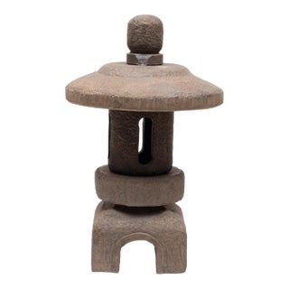 Petite Chinese Stone Table Lantern For Sale