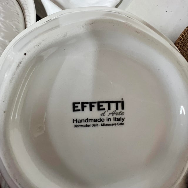 Late 20th Century Italian Decorative Bowl With Rabbit Design For Sale - Image 4 of 5