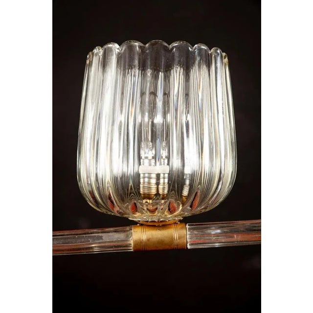 1940s Art Deco Murano Grass Lantern, 1940 For Sale - Image 5 of 11