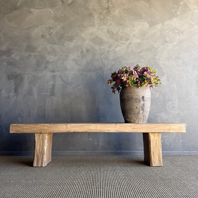 Beautiful antique patina, with weathering and age, these are solid and sturdy ready for daily use, use as as a table...
