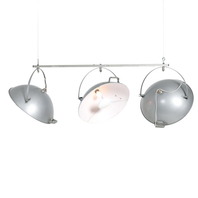 Industrial Ceiling Lamp by Narita, 1950s For Sale