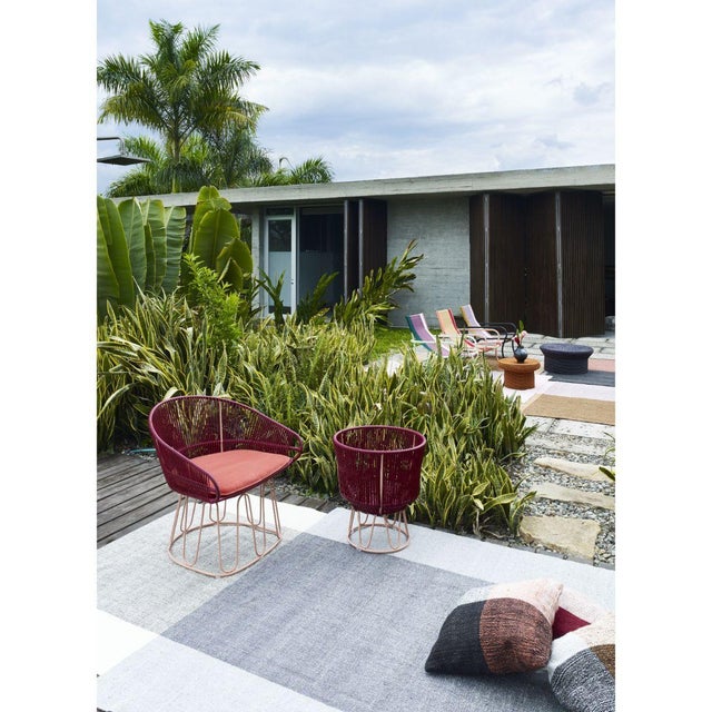 Black Purple Circo Lounge Chair by Sebastian Herkner, Set of 4 For Sale - Image 8 of 18