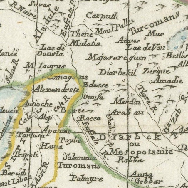 Antique Map of Turkey in Asia, Armenia and Mesopotamia, 1760 For Sale - Image 4 of 12