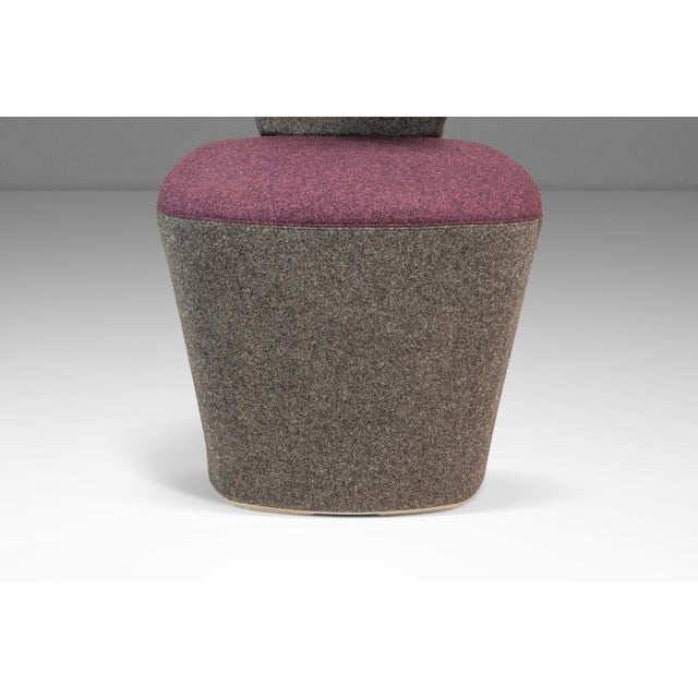 Post Modern "Bison" Accent Sculptural Lounge Chair in Mohair Attributed to Simon Pengelly for Allermuir, United Kingdom, C. 2010s For Sale - Image 14 of 18