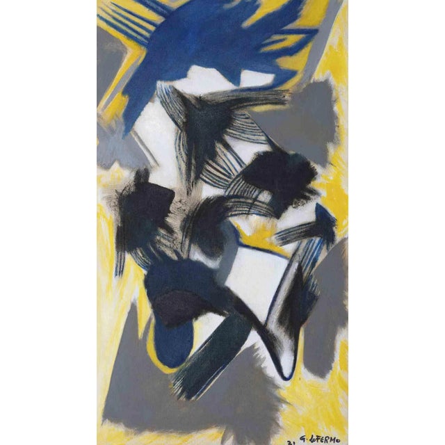 Giorgio Lo Fermo, Abstract Composition, Original Oil on Canvas, 2021 For Sale