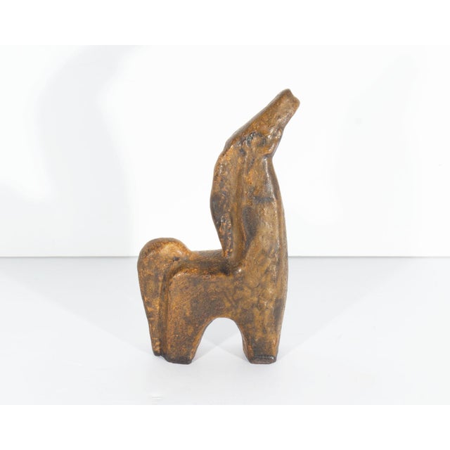 Contemporary Ceramic Horse by Helmut Friedrich Schäffenacker For Sale - Image 3 of 8