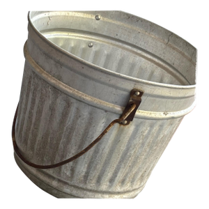 English Bucket Galvanized Metal Wash Tub Nc Joseph England