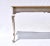 1990s Antiqued Silver Gold Gilt Leaf Vintage Console Table For Sale - Image 5 of 10