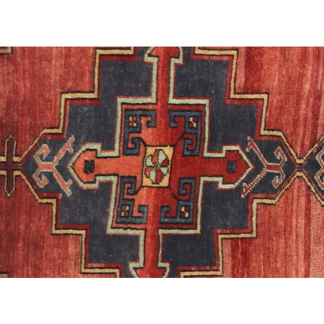 1960s Turkish Oushak Runner. Handwoven with wool on wool foundation in the Oushak region of Western Turkey. The Anatolian...