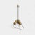 Metal 3-Light Ceiling Lamp from Lamperti, Italy, 1960s For Sale - Image 7 of 7