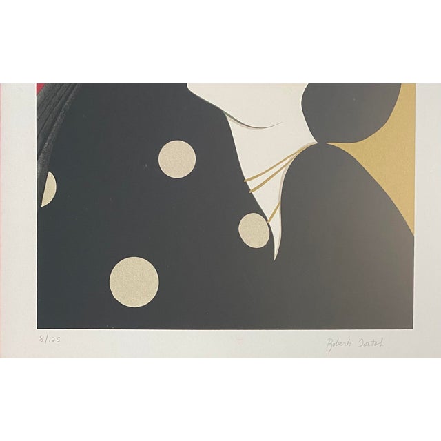 Roberto Tortoli French Art Deco Style Color Lithograph For Sale - Image 10 of 11