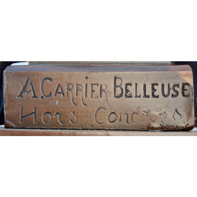1900 - 1909 19th Century Le Melodie Bronze Statue by Albert-Ernest Carrier-Belleuse For Sale - Image 5 of 11