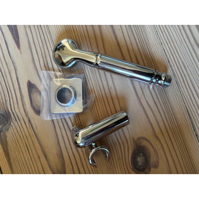 Brand new Waterworks Ludlow handshower on hook in gorgeous nickel. 1.75gpm I have three available. Purchased for a job but...
