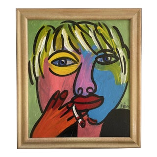 “Dreaming Andy Warhol”, Peter Keil, 1975 For Sale