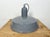 Industrial Grey Enamel Factory Pendant Lamp, 1960s For Sale - Image 14 of 18