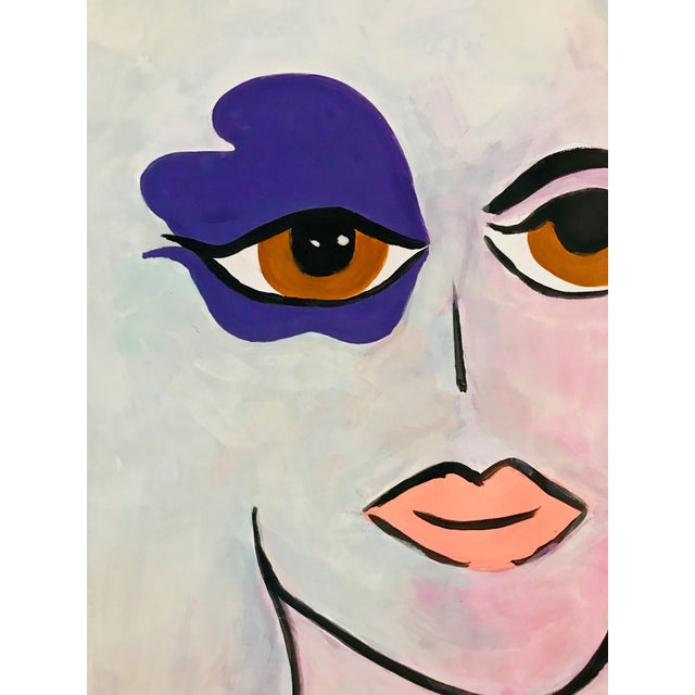 2010s Tony Marine Contemporary Portrait Painting For Sale - Image 5 of 5