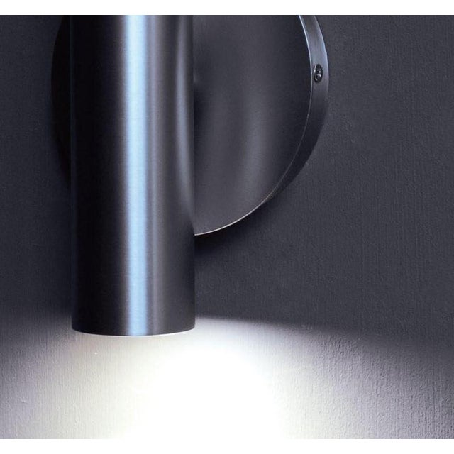 Mythos 2 Lights Led Wall Light in Satin Nickel by Aggiolight For Sale - Image 4 of 6