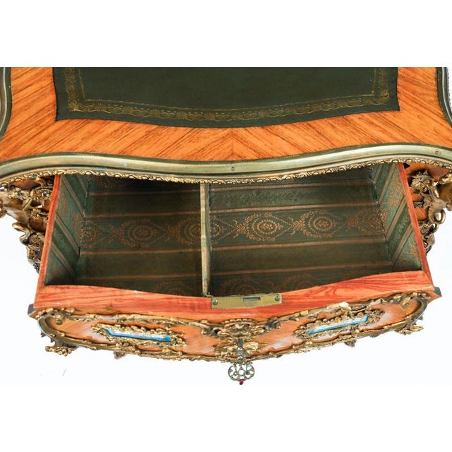 Antique French Ormolu Bureau Plat Desk after Linke, 19th Century For Sale - Image 17 of 18