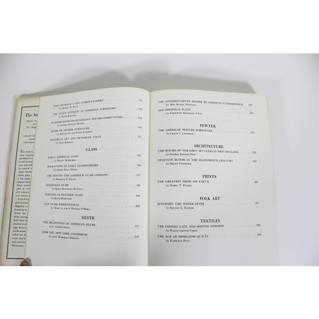 1950 the Antiques Book Hardcover Hard Cover, Gift for Art Design Decor Lover, Coffee Table, Bookshelf Styling, Shelf Alice Winchester For Sale - Image 9 of 18