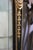 Wood Antique Egyptian Revival Black & Gold Etched Arched Vanity Mirror Venetian 40" For Sale - Image 7 of 16