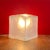 Glass Vintage Cube Table Lamp from Ikea, 1980s For Sale - Image 7 of 12