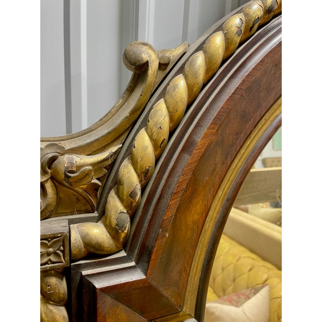 Large Antique Pier Mirror For Sale - Image 9 of 12