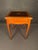 French Louis XV Style Cherry Wood Side Table With Leather Top, Circa 1920 For Sale In Indianapolis - Image 6 of 17