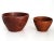 Mid-Century Modern 1960s Hand Turned Teak Wood Nesting Bowls, Set of 2 For Sale - Image 3 of 11
